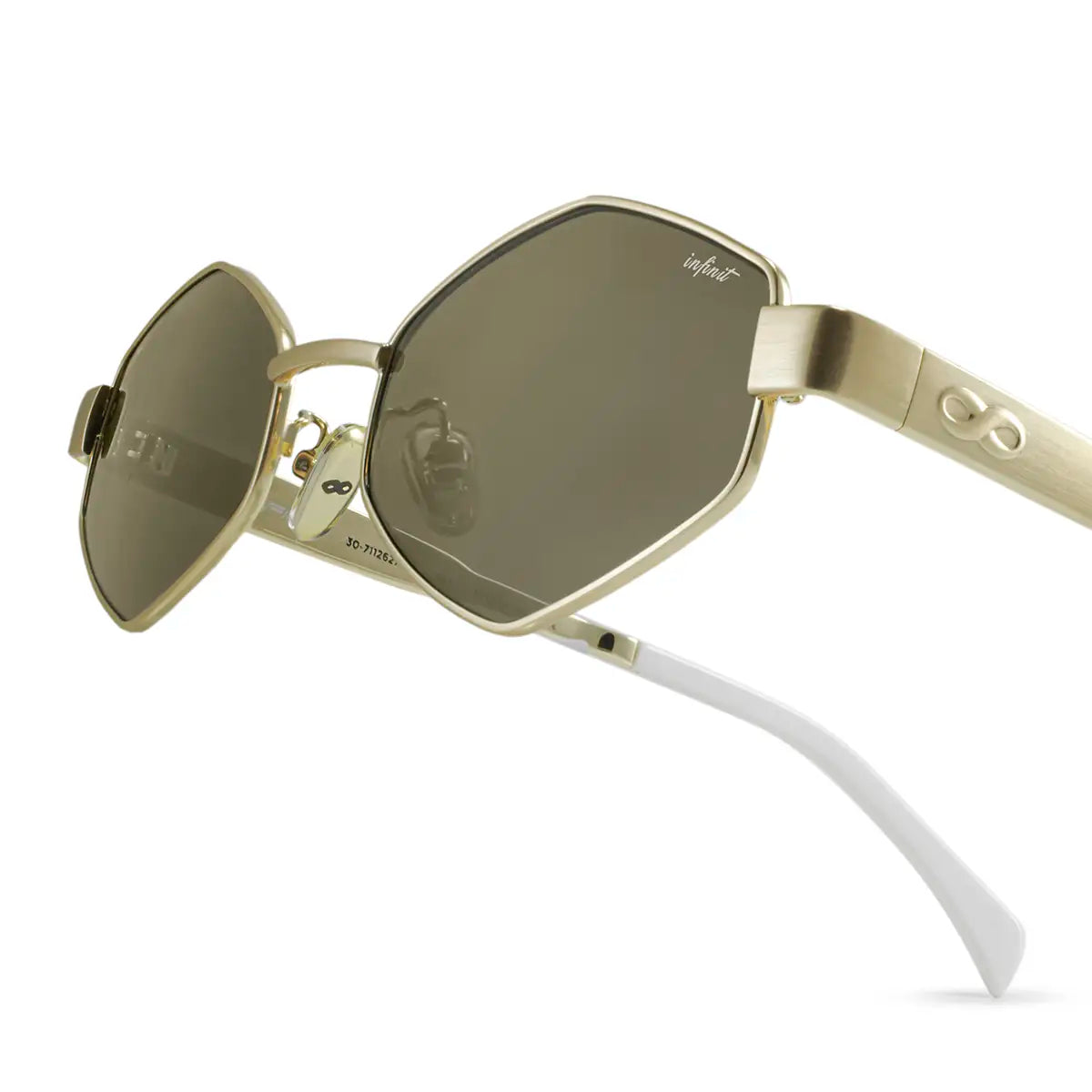 Anteojos De Sol - Belice - Dorado - Lente Marron