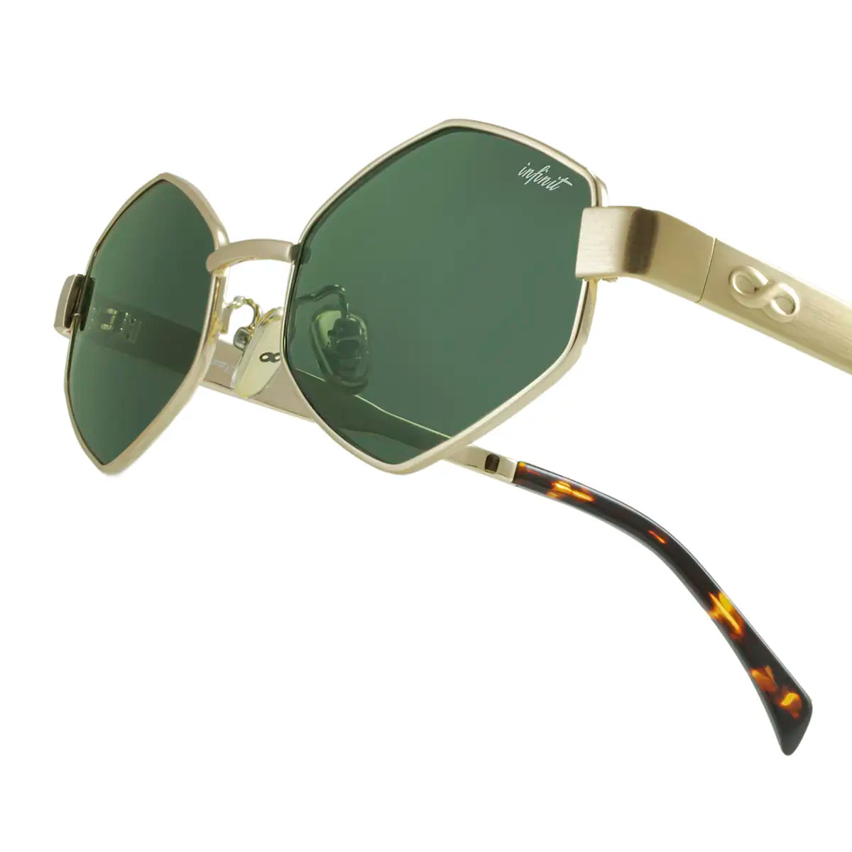 Anteojos de Sol - Belice - Dorado - Lente Verde