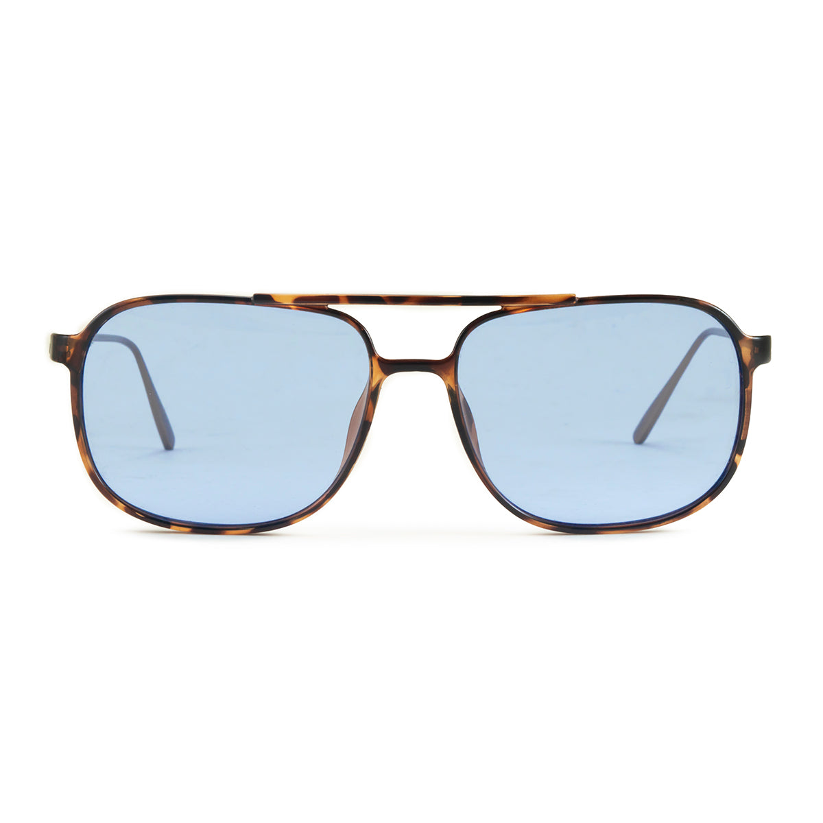 Anteojos de Sol - Caravan - Carey - Lente retro azul