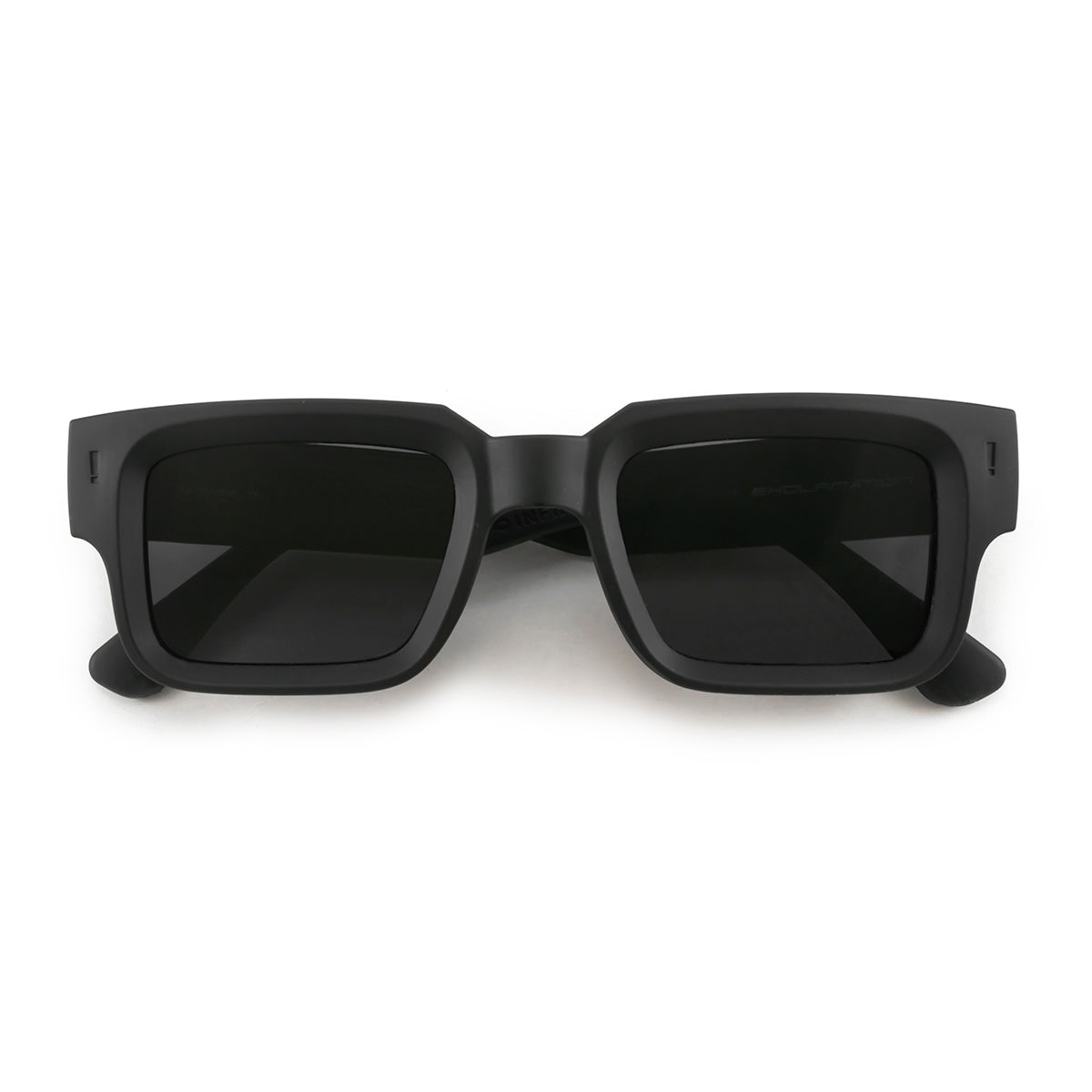Anteojos de Sol - Exclamation - Negro Mate - Lente Polarizado Gris