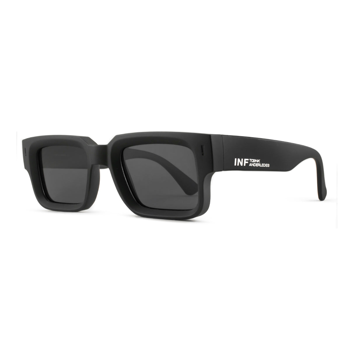 Anteojos de Sol - Exclamation - Negro Mate - Lente Polarizado Gris