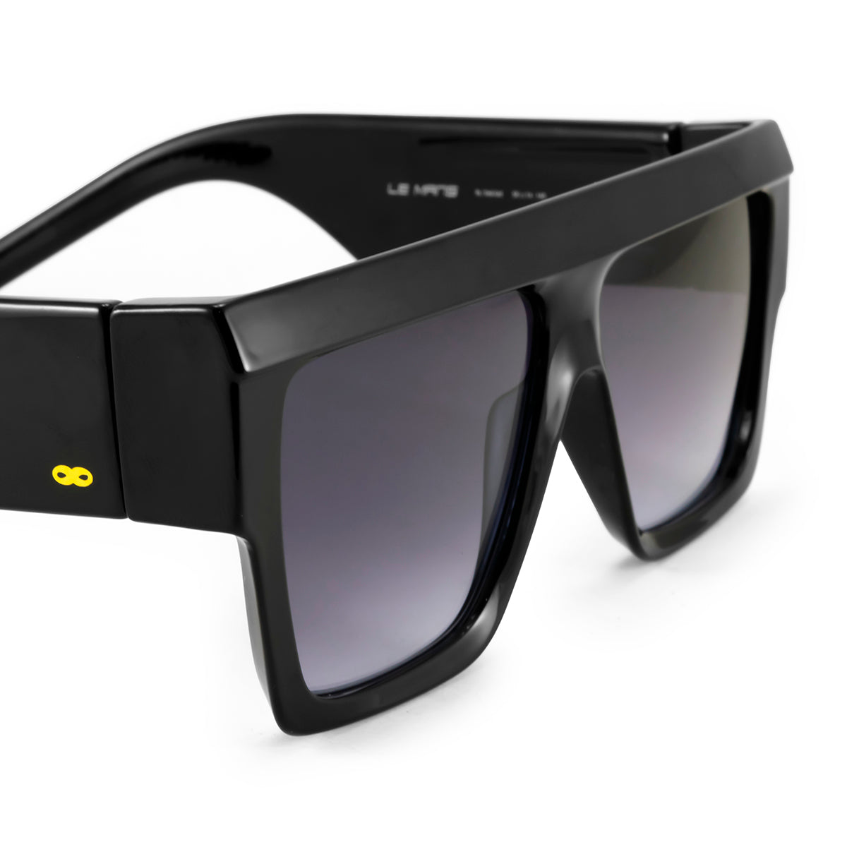 Le Mans Negro Brillo Lente Gris Degrade