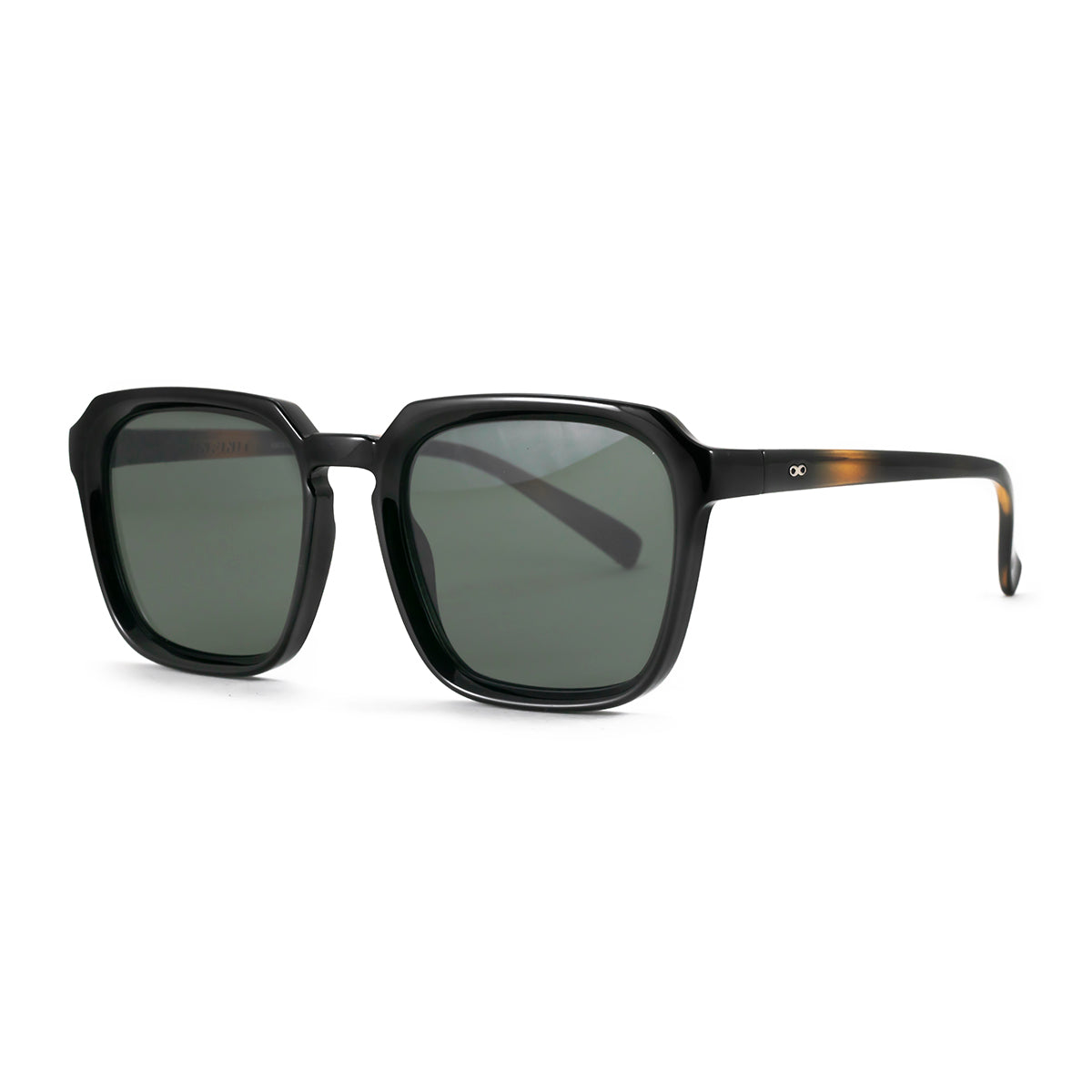 Monaco Negro Brillo Carey Lente Verde