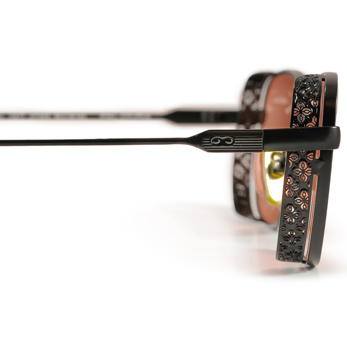 Palmyra Negro Lente Coral