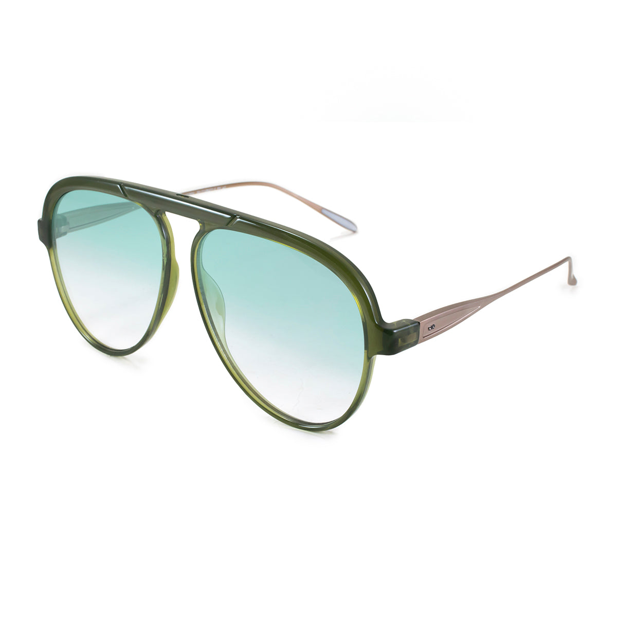 Paris Metal Milky Oliva Lente Verde Degradé