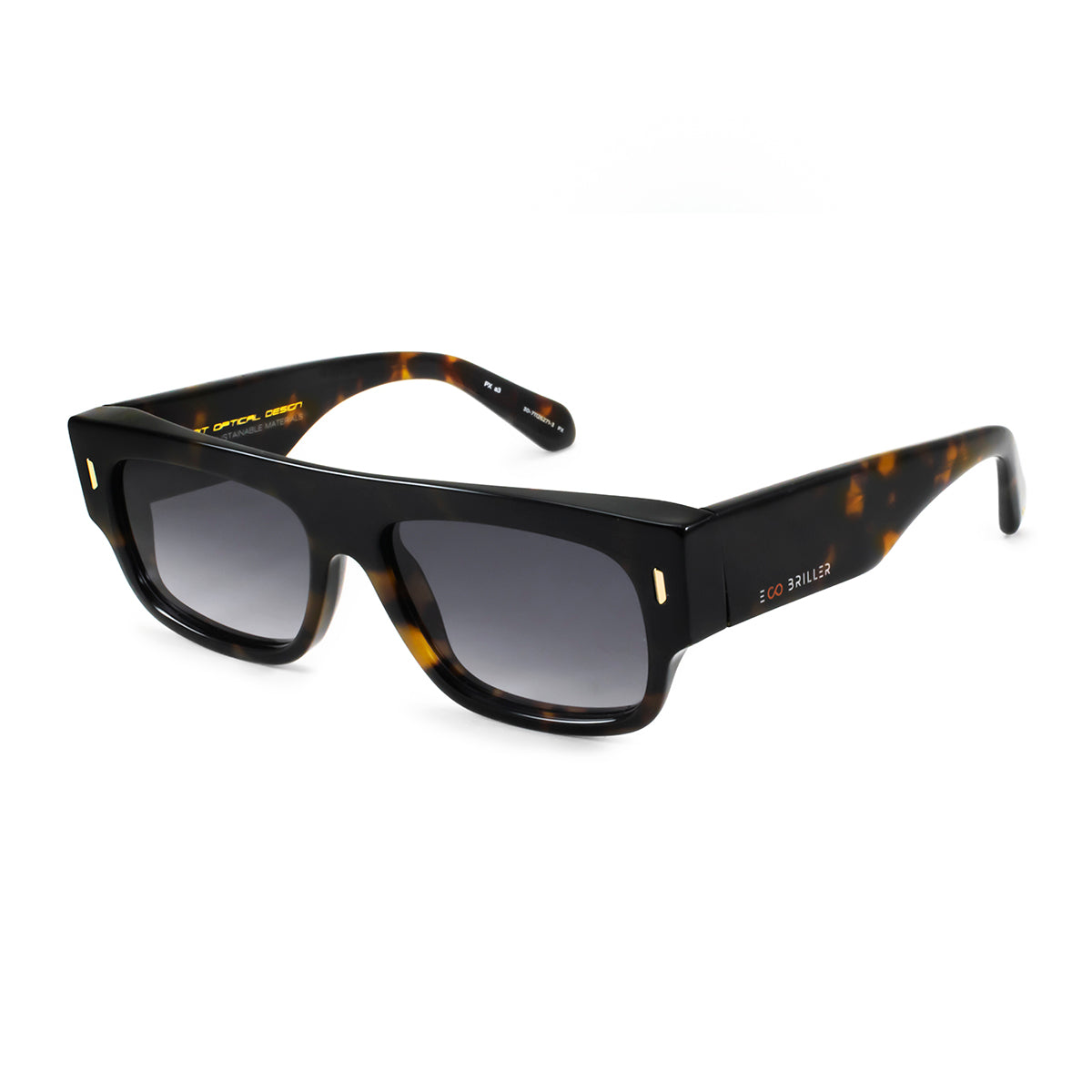 Anteojos De Sol Glasgow Premium Series Carey Lente Gris Degrade Eco Sustentable