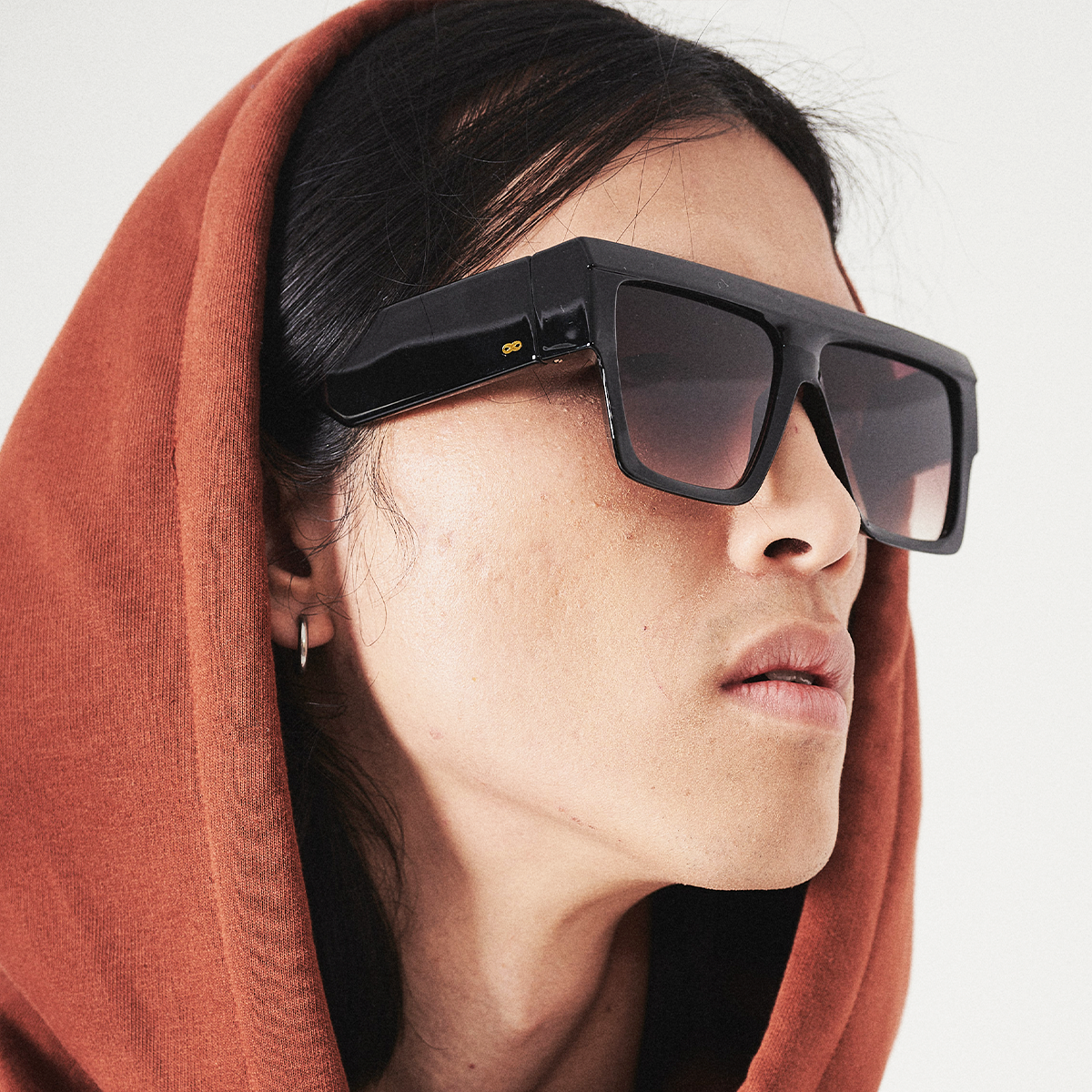 Le Mans Negro Brillo Lente Gris Degrade