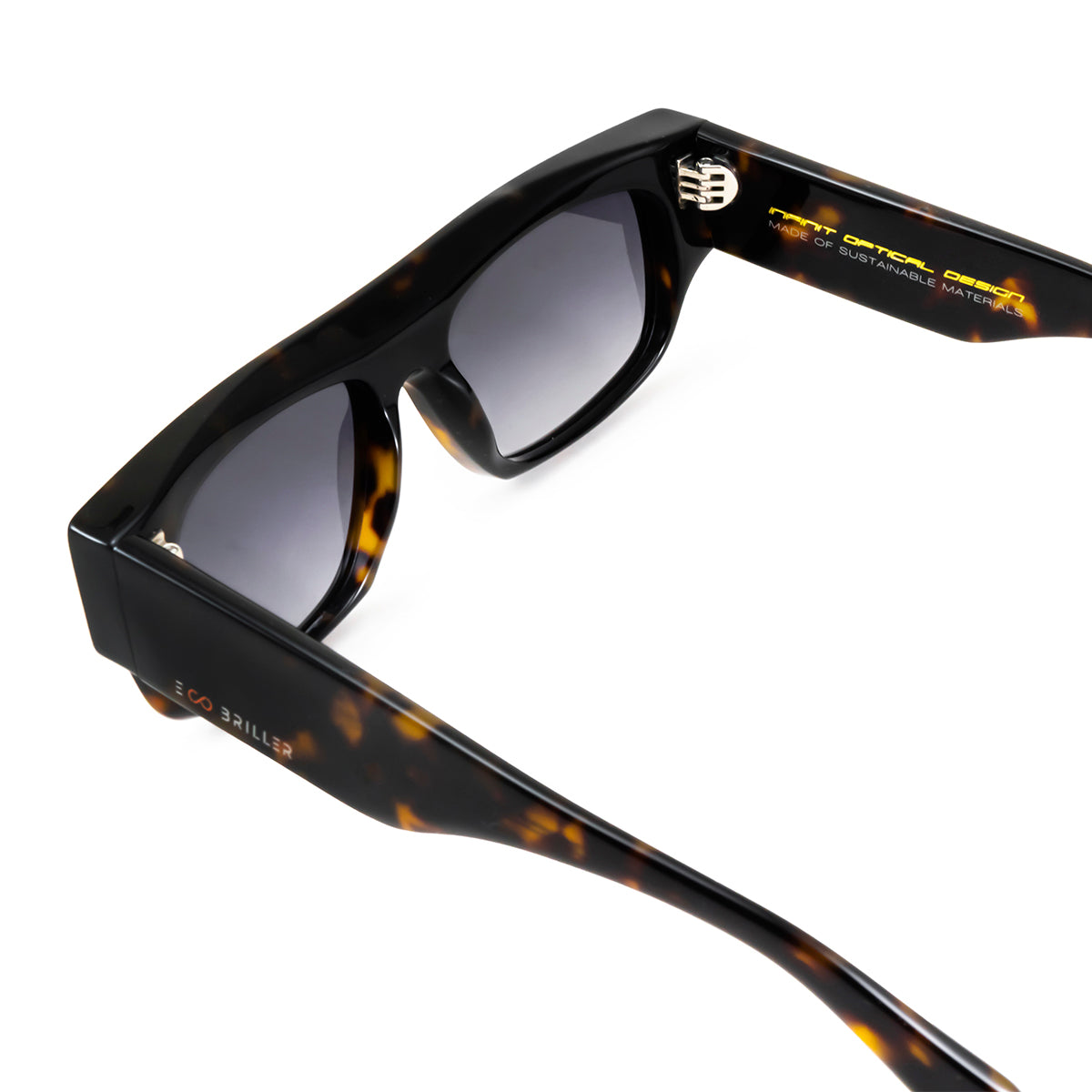 Anteojos De Sol Glasgow Premium Series Carey Lente Gris Degrade Eco Sustentable